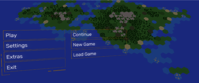 HexWalkers Start Menu